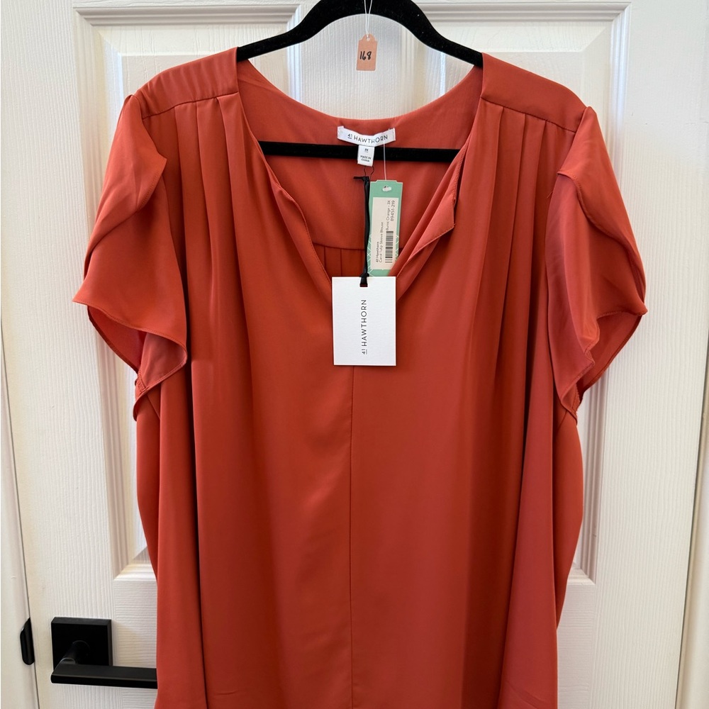 41 Hawthorn Women's Rust Blouse